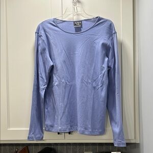 Vintage Southern Lady Comfort Colors Periwinkle Long Sleeve Tee NOS